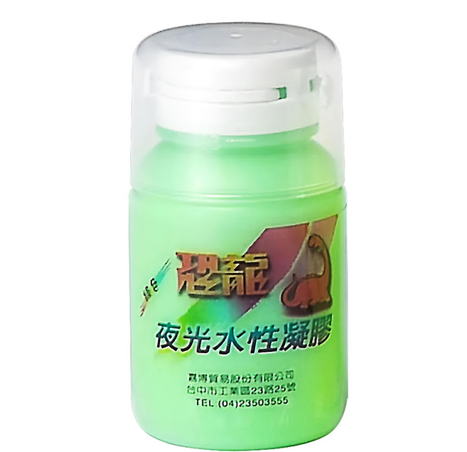 PUFF DINO 恐龍 夜光水性凝膠, 60ml, 1種