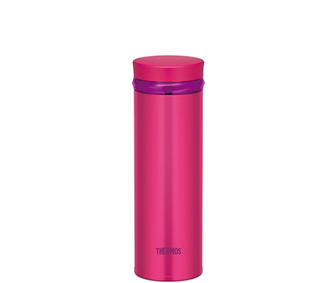 THERMOS 膳魔師 旋轉超輕量保溫杯 JNO-351-RBY, 覆盆子, 350ml, 1個