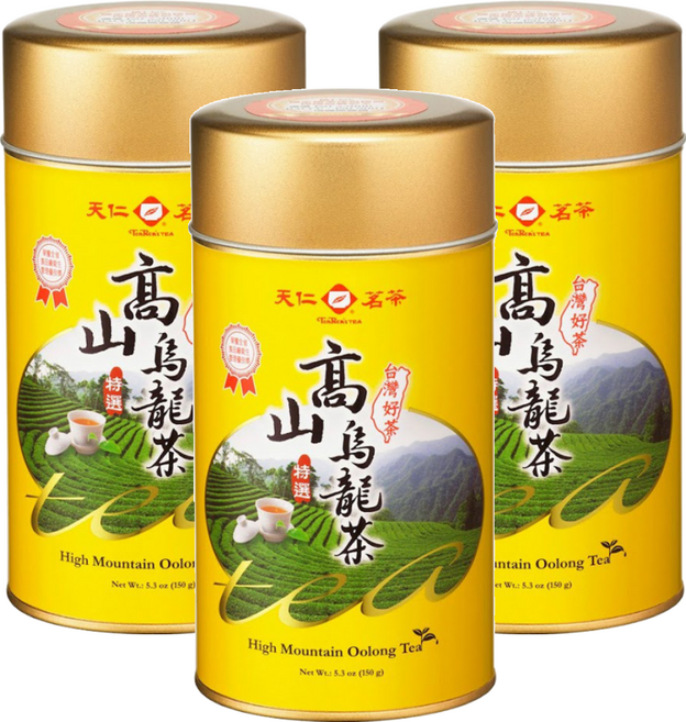 天仁茗茶 特選高山烏龍茶, 150g, 1罐, 3罐