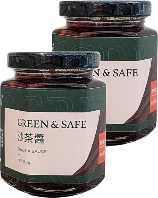 GREEN&SAFE 永豐餘生技 沙茶醬, 160g, 2罐