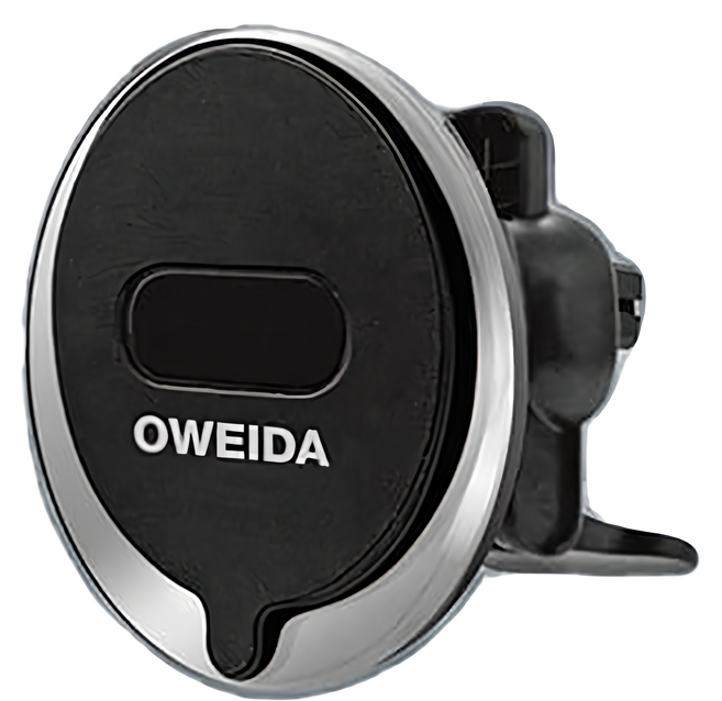 OWEIDA 歐威達 無線充電車架組 15W 73.5 x 30mm 50g, 黑色, MY-QI-020