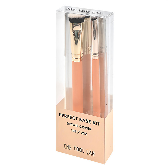THE TOOL LAB 遮瑕刷 2件組, 淺褐色, 1組