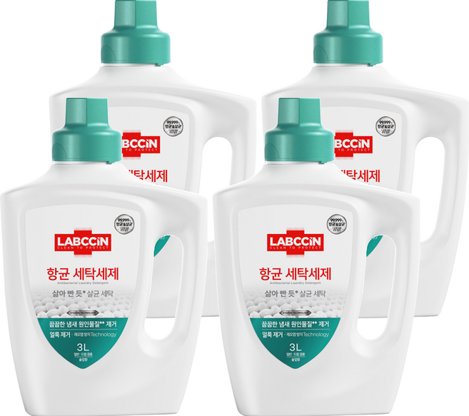 LABCCiN 室內晾衣型洗衣精 松葉香, 3L, 4桶
