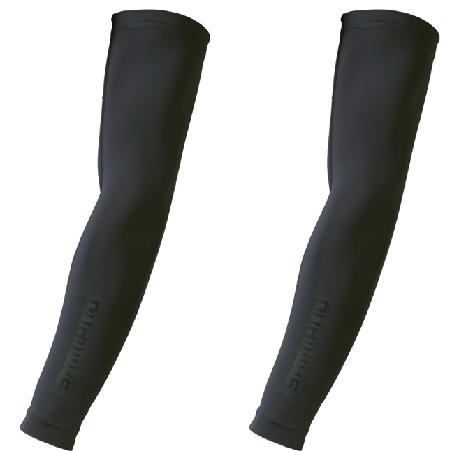 SHIMANO AC-004V 防曬袖套 597311, 黑色, 1雙