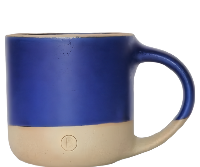 CHIPS mug. 美濃燒 BRICKS 馬克杯, 藍色, 1個