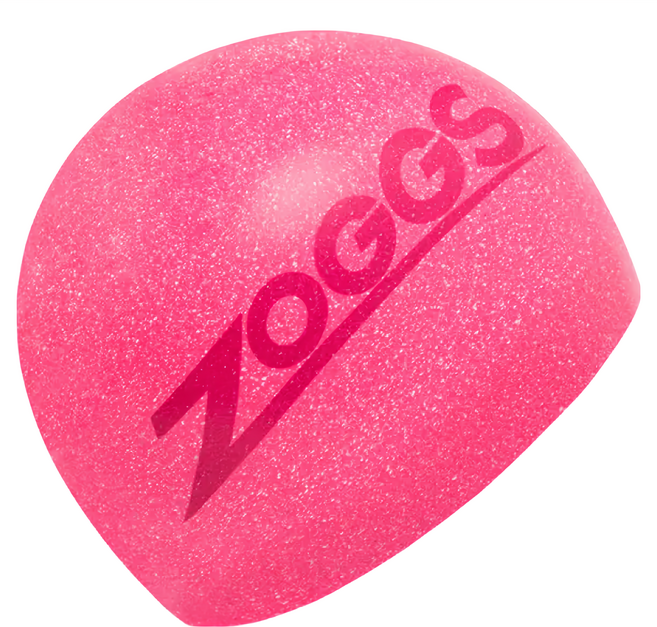 ZOGGS 超彈性環保矽膠泳帽, 粉紅, 1個