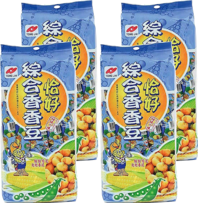 TONG JIH 統記食品 恰好綜合豆, 300g, 4袋