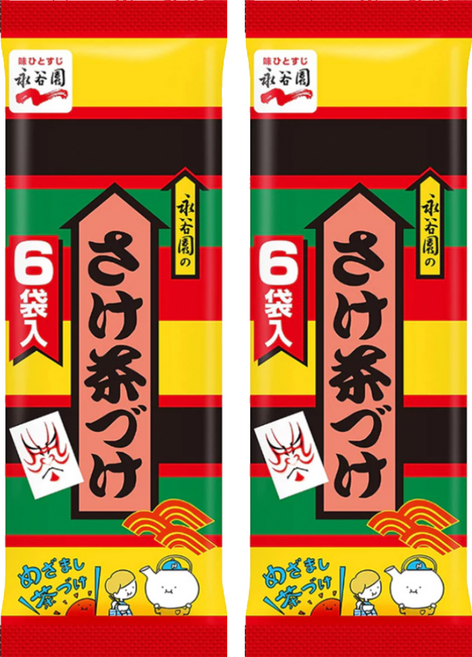 Nagatanien 永谷園 平袋茶漬鮭魚 6包, 34.8g, 2袋