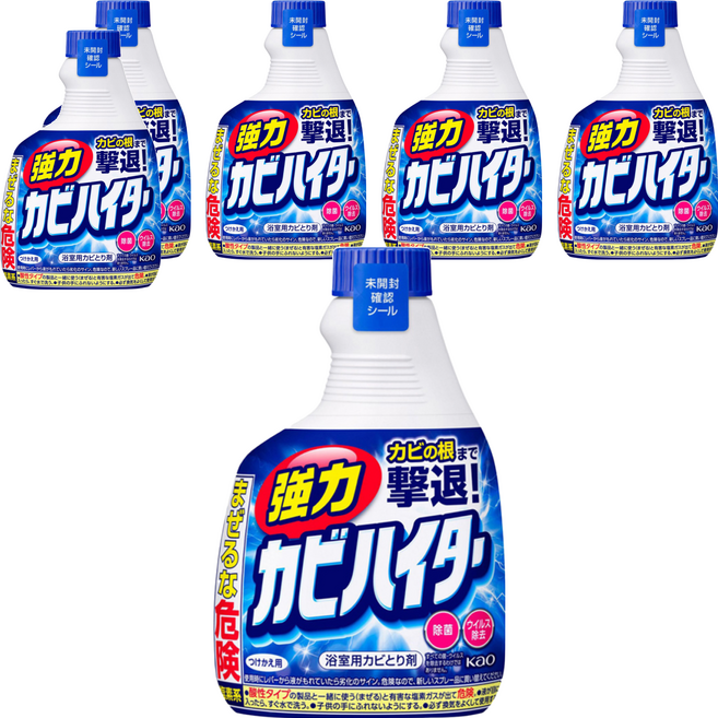 Kao 花王 Magiclean 魔術靈 浴室去霉清潔劑 更替瓶, 400ml, 6瓶