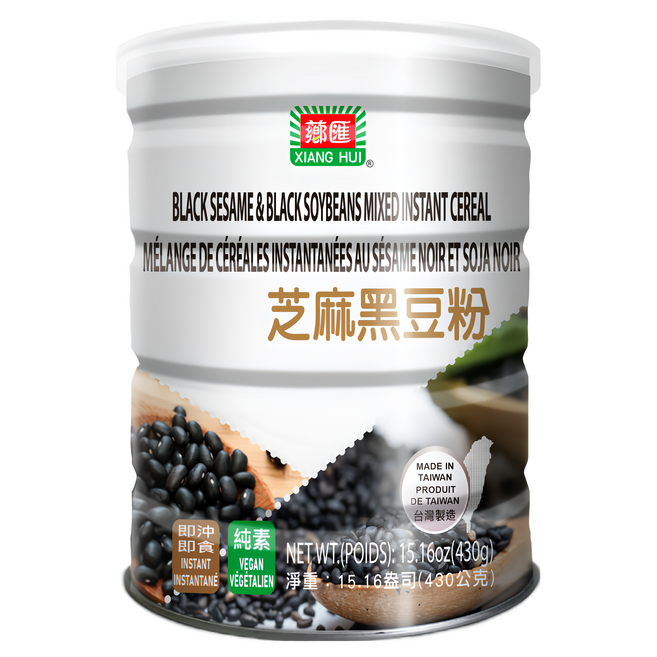 薌匯 芝麻黑豆粉, 430g, 1罐, 1罐