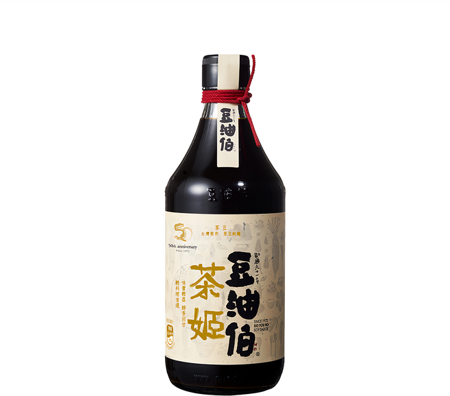 豆油伯 茶姬釀造醬油, 500ml, 1瓶