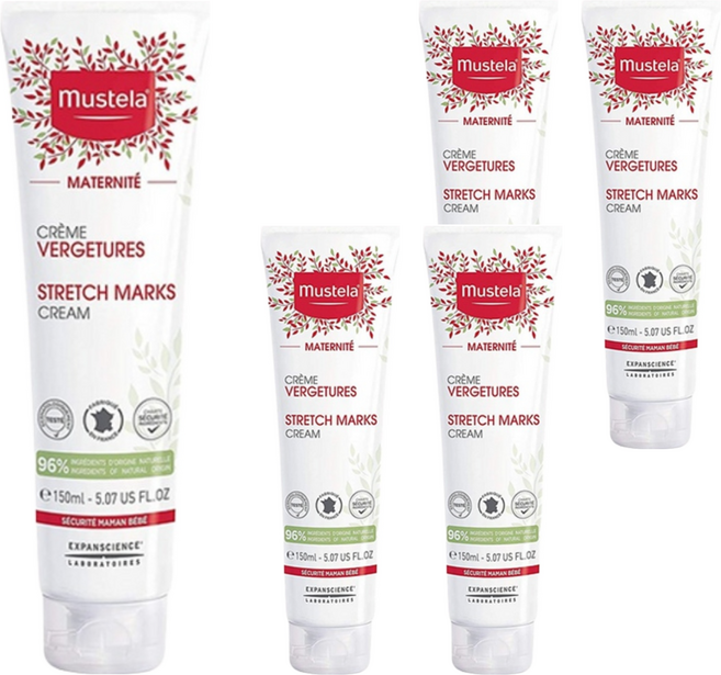 mustela 慕之恬廊 慕之孕孕膚霜 香氛款, 150ml, 5條