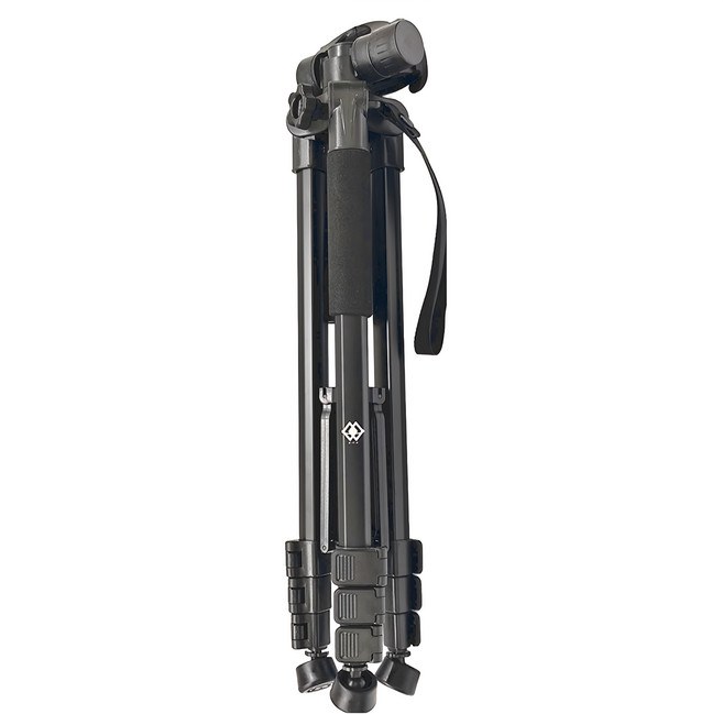 禾統 鋁合金三節收納腳架 54~166cm 1.15kg, 不適用, Black, 1個