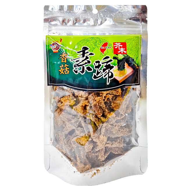 天素食品 芥末風味香菇素蹄, 160g, 1包