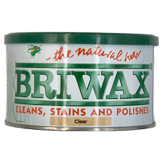 BRIWAX 拋光上色蠟 11.5 x 11.5 x 6.6cm 原色 370g, 1個