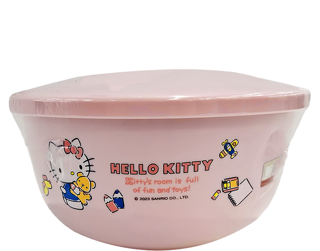 OTTO 崴昇 Hello Kitty 凱蒂貓 不鏽鋼環保隔熱碗 800ml 台灣製 1個 KS-6360KT 15.6 x 15.6 x 9cm