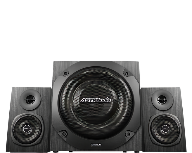 ASTRAudio 2.1聲道 藍牙多媒體音箱系統 黑色 TUCKER-X 多種音源輸入