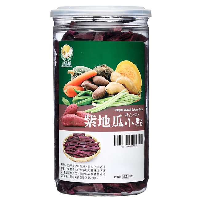 Global Garden 盛花園 紫地瓜小點, 195g, 1罐
