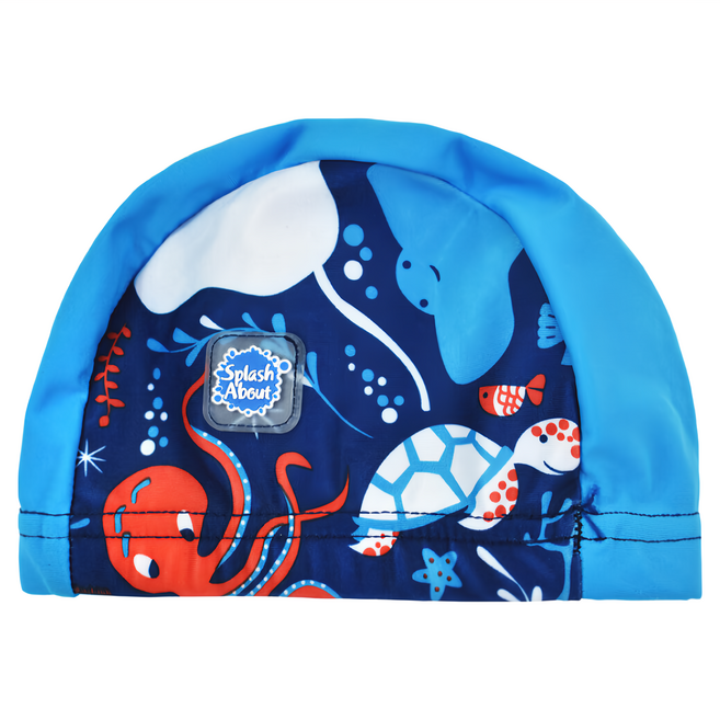 Splash About 抗UV泳帽, Under the Sea 藍色, 1個