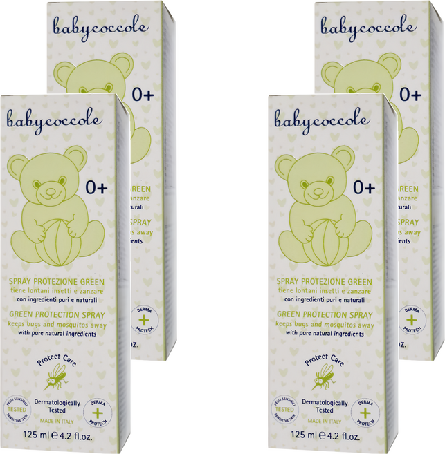 babycoccole 寶貝可可麗 草本驅蚊噴液, 125ml, 4個