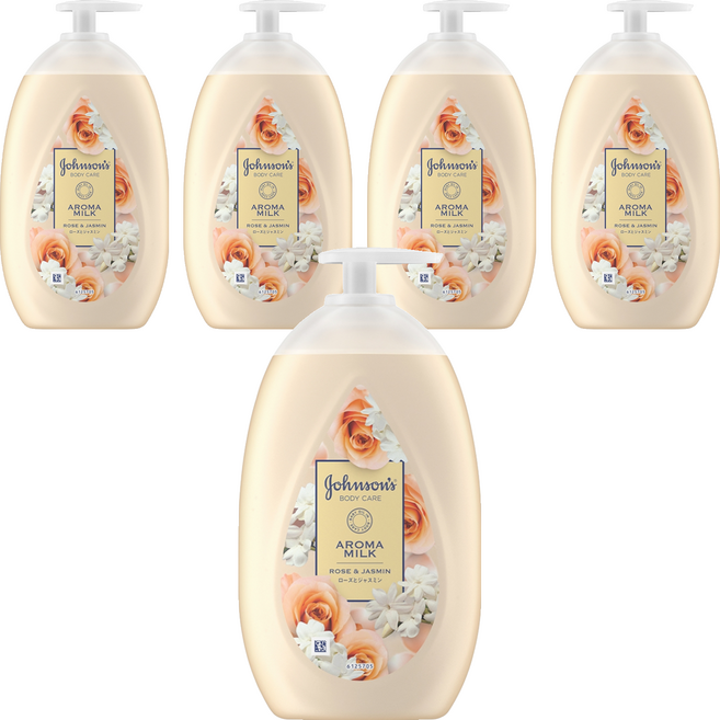 Johnson's 嬌生 美體滋養乳液 玫瑰茉莉, 500ml, 5瓶