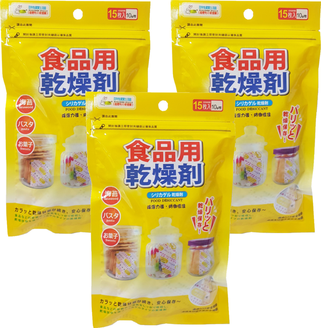PATTO RABBIT 百特兔 食品乾燥劑 15包, 150g, 3袋