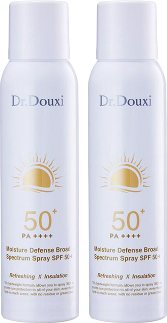 Dr.Douxi 朵璽 安心曬清涼防曬噴霧 SPF50+ PA++++, 140ml, 2瓶