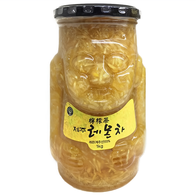 韓味不二 濟州島檸檬茶, 1kg, 1罐, 1瓶