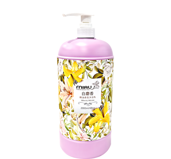 MIAU 精油香氛沐浴乳 白麝香, 2L, 1件