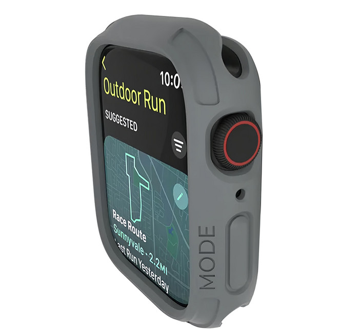 加拿大 elkson apple watch series 9/8/7 quattro 2.0 軍規級防水耐震保護殼45mm-鯊魚灰, 鯊魚灰, 1個