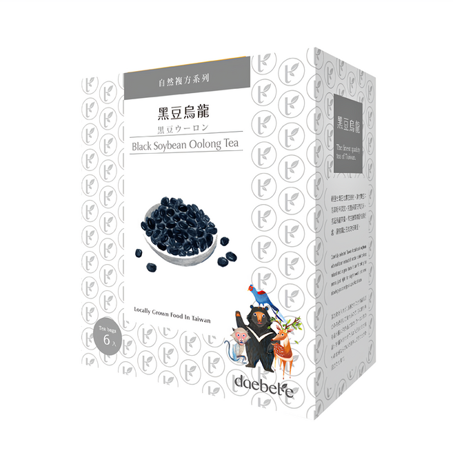 daebete 茶米茶 自然複方 黑豆烏龍茶包, 5g, 6包, 1盒