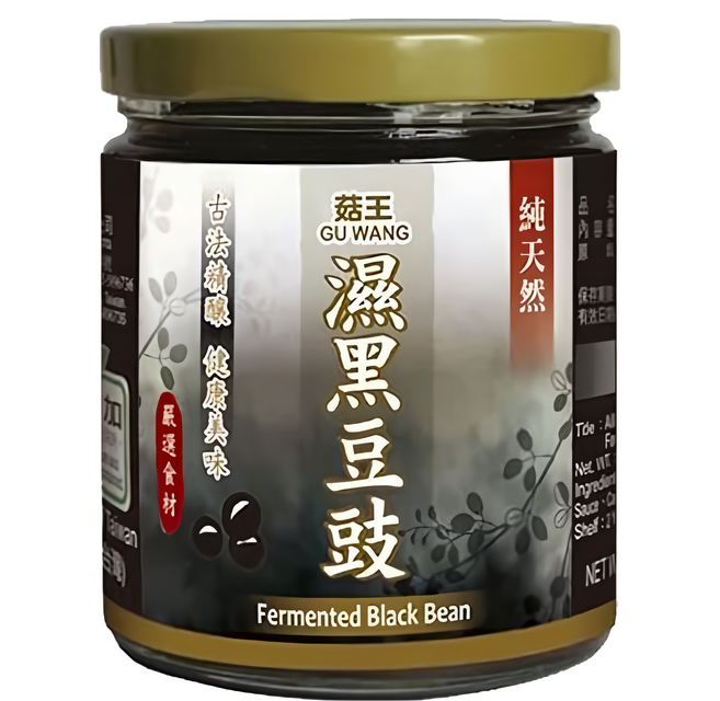 菇王 濕黑豆鼓, 240g, 1罐