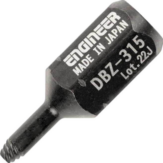 EnGInEER 工程師 超短起子頭 內六角崩牙螺絲工具, 1個