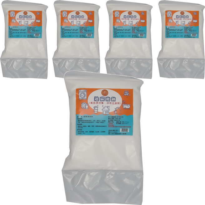 3皇 過碳酸鈉, 800g, 5包