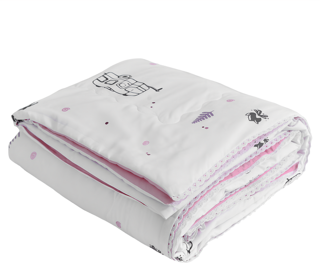 comet Home 染色水洗薄棉被, 粉色
