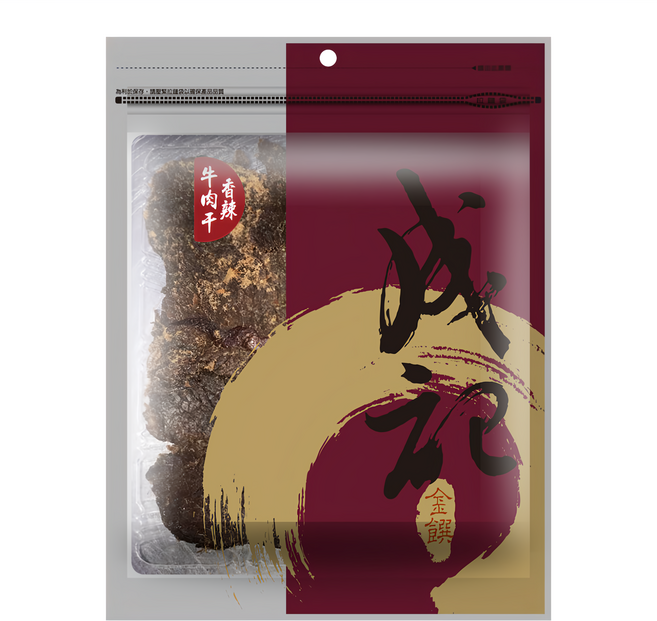 成記食品 香辣牛肉干 235g, 1包
