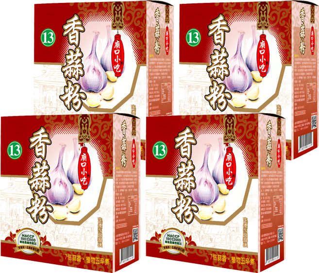 小磨坊 廟口小吃 香蒜粉, 600g, 4盒