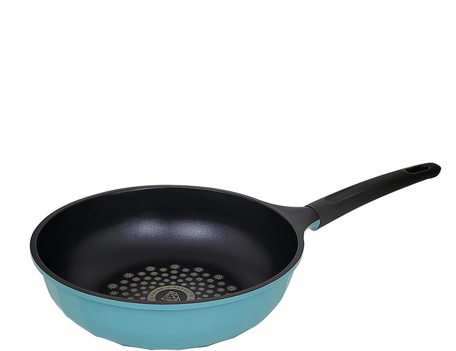 Kitchen-Art F1 Color 鑽石級鑄鐵深形平底鍋, 28cm, 1個