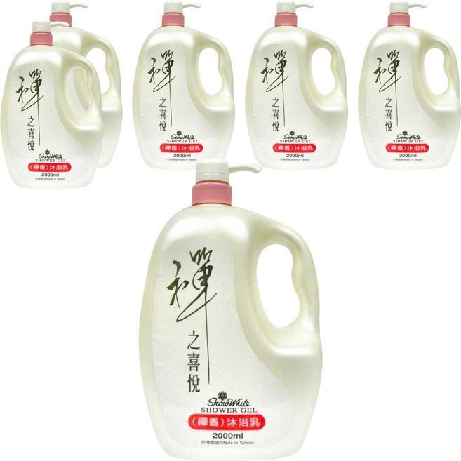 Snow White 白雪 禪之喜悅禪香沐浴乳, 2L, 6瓶