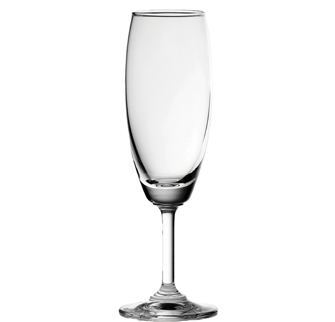 Ocean Glass 標準香檳杯 直徑56 x 190mm 透明色 6個, 190ml, 1組