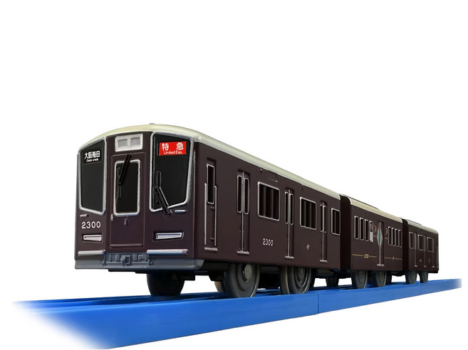 TAKARA TOMY PLARAIL 鐵道王國 S-47 阪急電車 2300系, 深紫色, 1盒