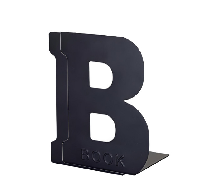 Sunny 三瑩文具 Book L型鐵書架 2個, 黑色
