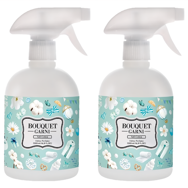 BOUQUET GARNI 衣物噴霧, 500ml, Soft Cotton棉花香, 2瓶
