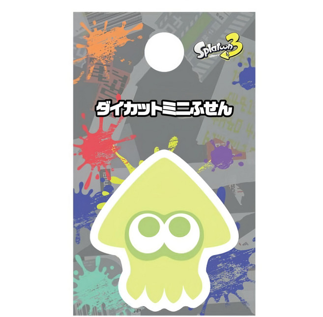 Nintendo 任天堂 斯普3魷魚便條紙, 綠色, 50張, 1包