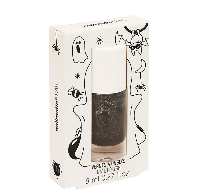nailmatic KIDS 小精靈水漾亮彩指甲油組 8ml, 閃亮黑, 1瓶