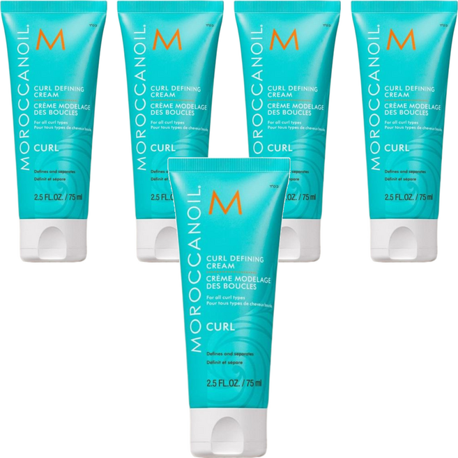 MOROCCANOIL 摩洛哥優油 台灣公司貨 捲度記憶塑型乳, 75ml, 5條