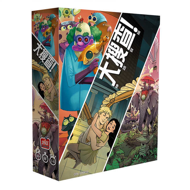 SPACE Cowboys GoKids 桌遊 大搜查!神話冒險 中文版 1盒
