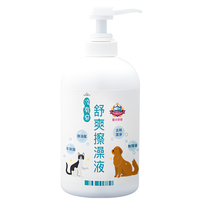 CHIC CLUB 條紋共和國 沒有臭 舒爽擦澡液, 1L, 1瓶