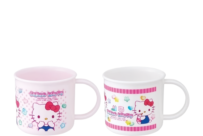 Skater 吊掛式漱口杯, Hello Kitty, 2個