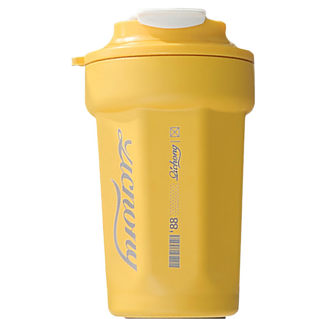 理享家 316不鏽鋼 撞色保溫杯 黃色 480ml, 1個